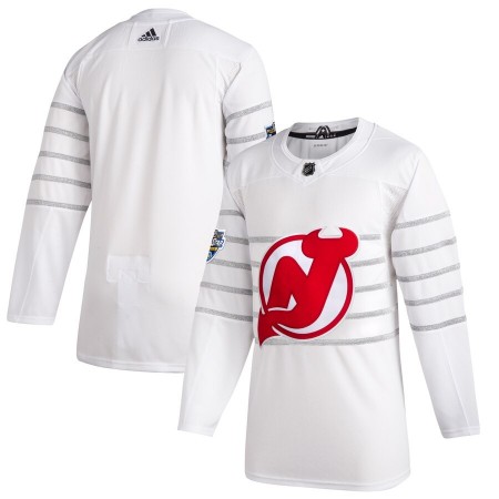 New Jersey Devils Blank Wit Adidas 2020 NHL All-Star Authentic Shirt - Mannen